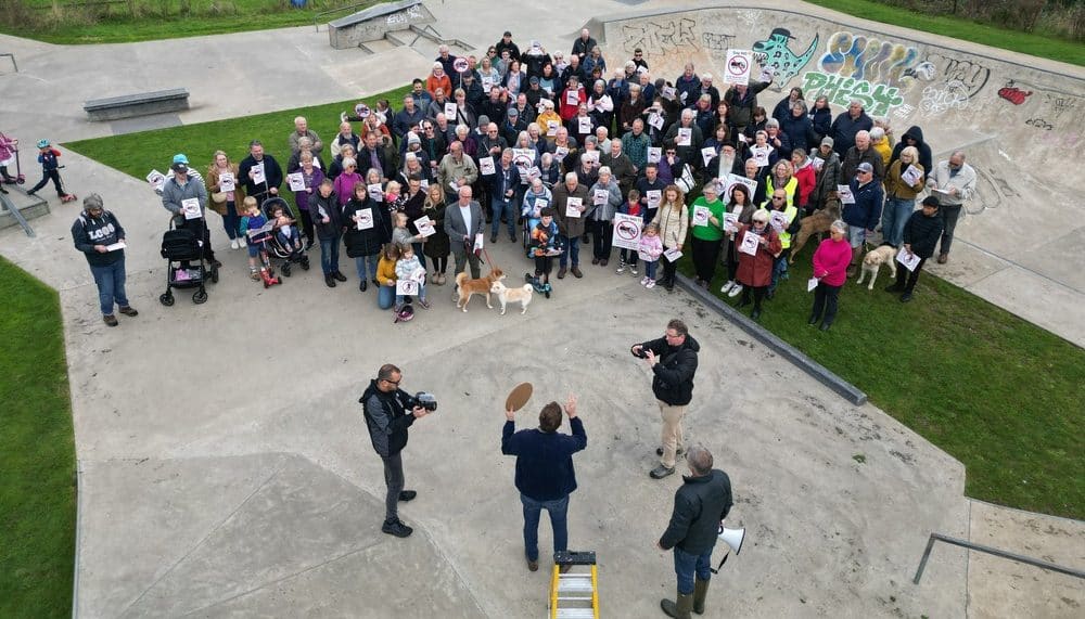Lea park protest